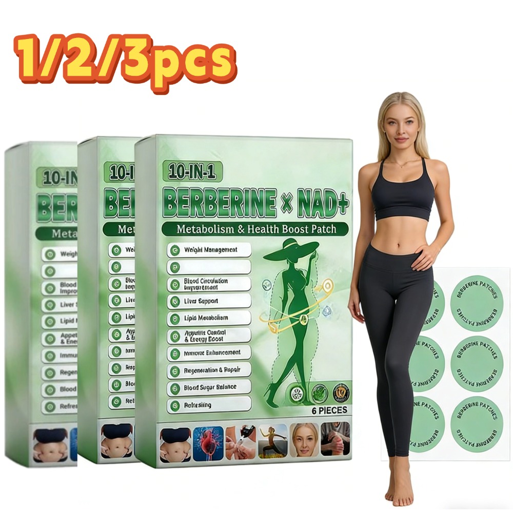 Xbody Health & Wellness Functional Integrative Medicine Office & Medical Spa Wayne - 10-in-1 Berberine x NAD+ Gewichtsbeheersingspleister, eenvoudig