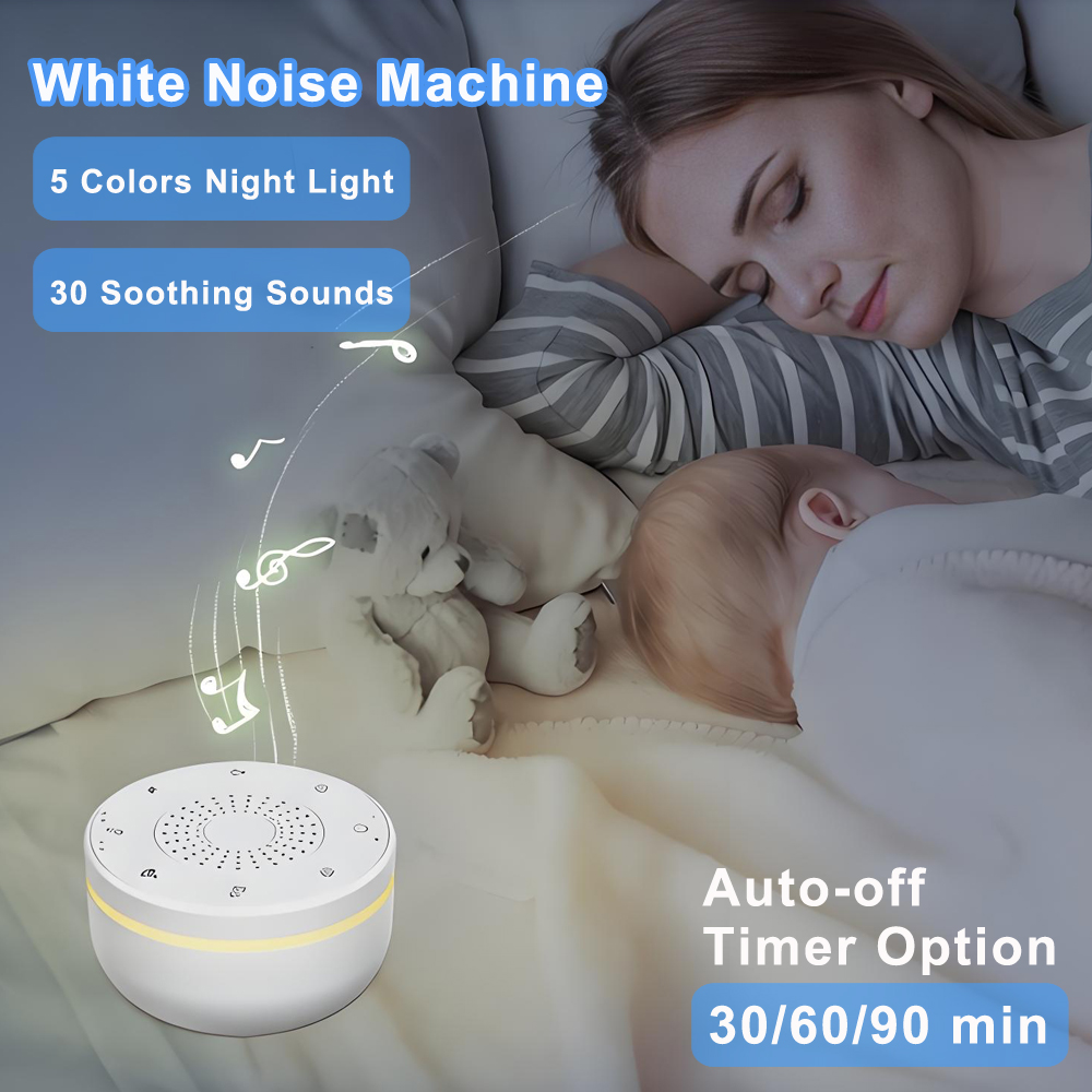 White Noise Machine Sleep - Baby White Noise Machine USB Oplaadbaar