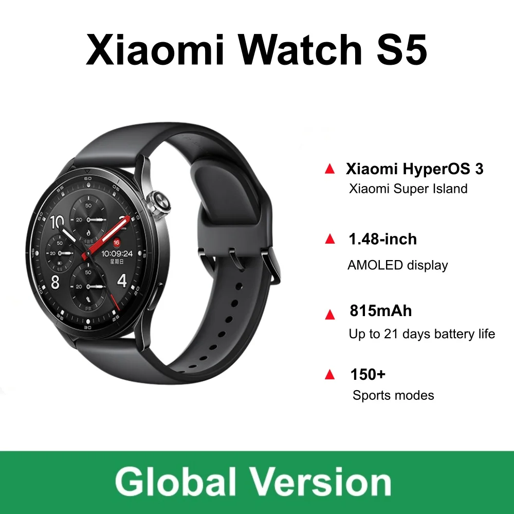 Xbody Health & Wellness Functional Integrative Medicine Office & Medical Spa Wayne - Xiaomi Watch S5 Smartwatch, globale versie,