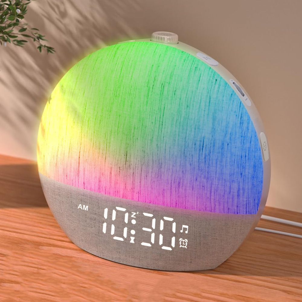 White Noise Machine Sleep - Wake-up light zonsopgang wekker timer 30