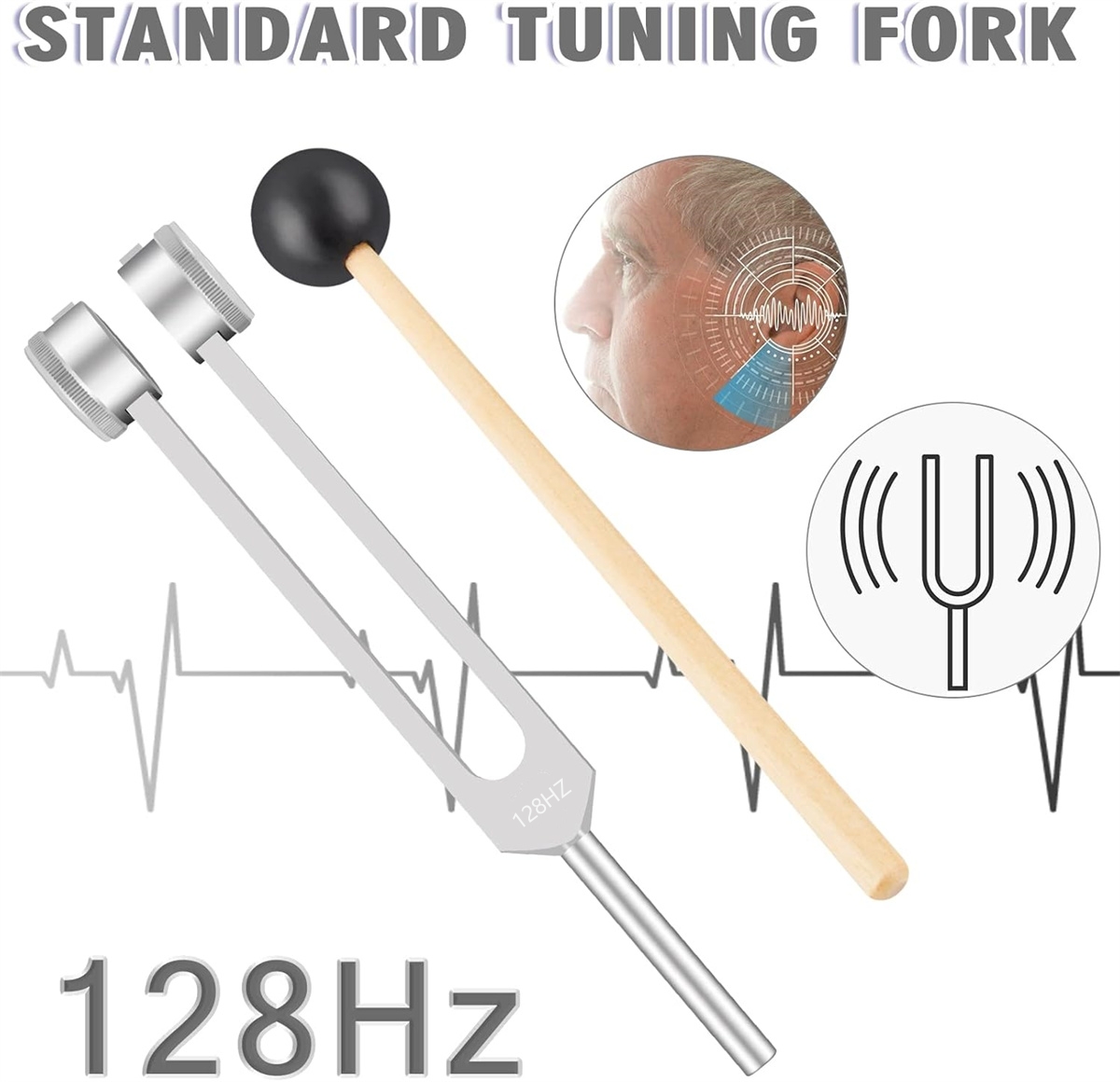 Miwayer 128Hz stemvork: voor D - Holistic Health & Wellness recensie en prijs