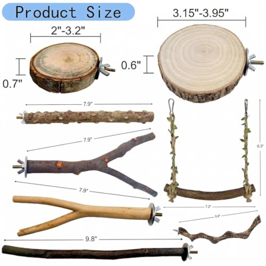 8 stuks natuurlijke houten vog - Health & Wellness Fair 2025 recensie en prijs